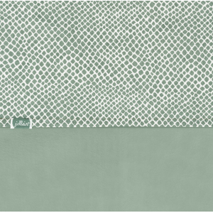 Jollein  Laken 75x100cm Snake ash green 