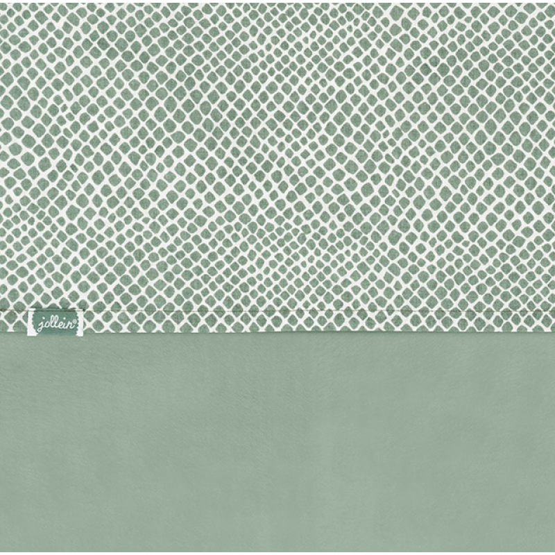 Jollein  Laken 75x100cm Snake ash green 