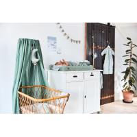 Jollein washandje hydrofiel Snake ash green (3pack)