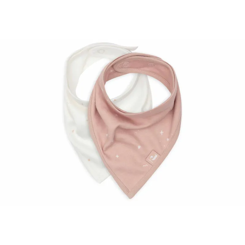 Jollein Slab Bandana - Twinkling - 2 Stuks Color: Wild Rose 
