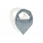 Jollein Slab Bandana - Twinkling - 2 Stuks   Color: Sea Green 