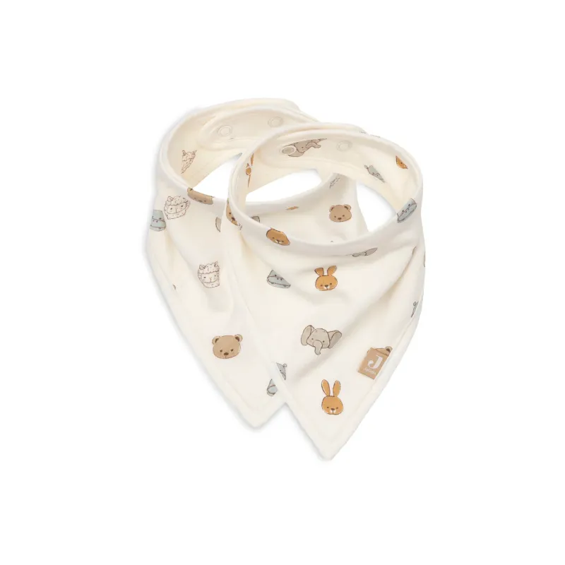 Jollein Slab Bandana - Slab Bandana - Jollies - 2 Stuks 
