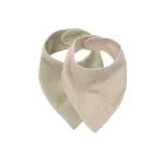 Jollein Slab Bandana - soft Matcha/sand (2 pack)