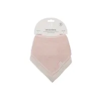 Jollein Slab Bandana - 2 Stuks rose/sand