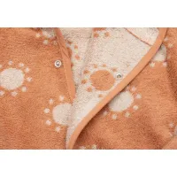 Jollein Baby Badjas - Jacquard   Color: Light Terra