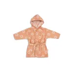 Jollein Baby Badjas - Jacquard   Bloem Color Blush
