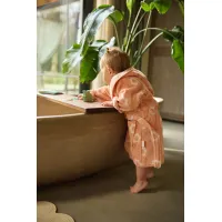 Jollein Baby Badjas - Jacquard   Bloem Color Blush