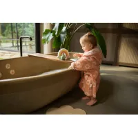 Jollein Baby Badjas - Jacquard   Bloem Color Blush