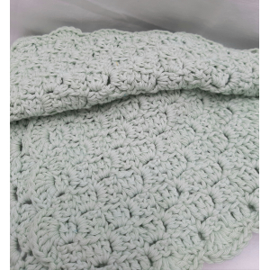 So-little Licht blauw babydekentje handmade