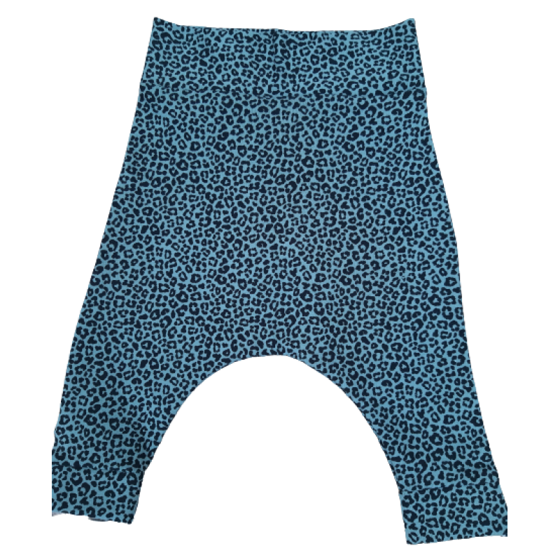 Baggy broekje tijger fijn blauw