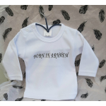 t-shirt gepersonaliseerd Born in ...