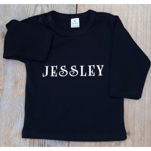 t-shirt zwart met tekst