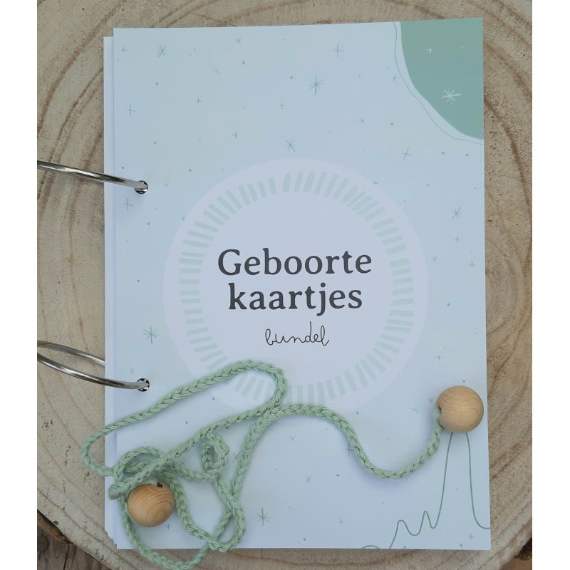 Geboorte kaarten bundel