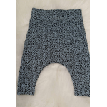 Baggy broekje oudblauw/zwart