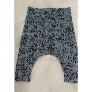 Baggy broekje oudblauw/zwart