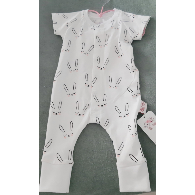 Hot Pink Boxpakje haasje korte mouw