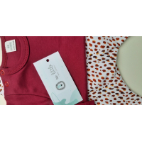 Baggy broekje wit rood zwart