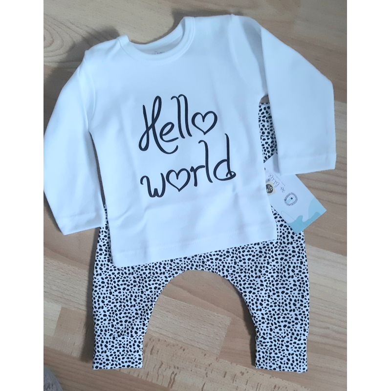 Hallo world kledingset