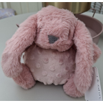Knuffelkonijn met rammelaar
