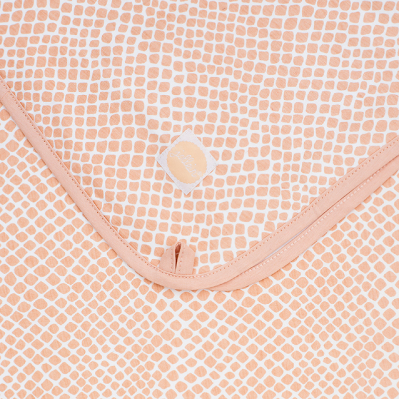 Jollein Deken jersey 75x100cm Snake pale pink  
