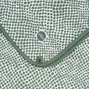 Jollein Deken jersey 75x100cm Snake ash green