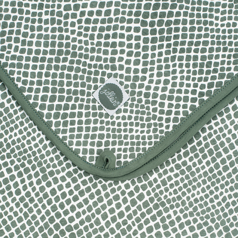 Jollein Deken jersey 75x100cm Snake ash green