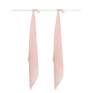 Jollein Hydrofiel multidoek large 115x115cm Snake pale pink (2pack) 