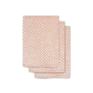 Jollein Hydrofiel washandje hydrofiel Snake pale pink (3pack) 