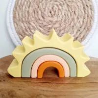 Rammelaartje Siliconen stapeltoren Zon