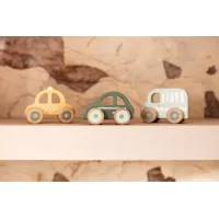 Jollein Houten Auto Op Wielen - 3 Stuks