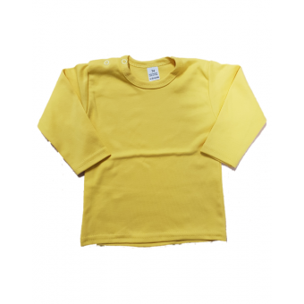 t-shirt oker/mosterd geel 
