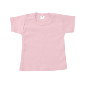 t-shirt roze met korte mouw