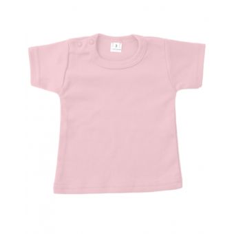 t-shirt roze met korte mouw