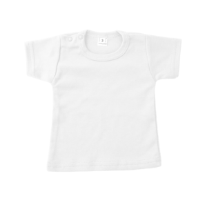 t-shirt wit met korte mouw