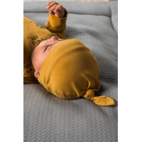  Jollein Mutsje 0-6 maand Wild animal mustard (2pack) 