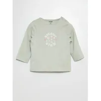 t-shirt licht blauw met opdruk