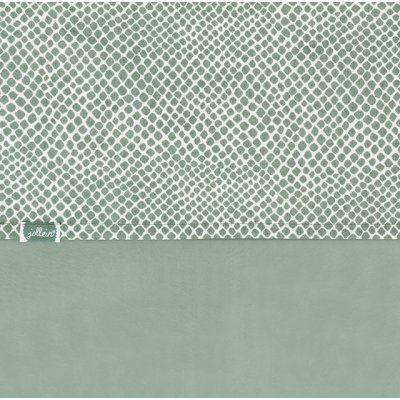 Jollein  Laken 75x100cm Snake ash green 