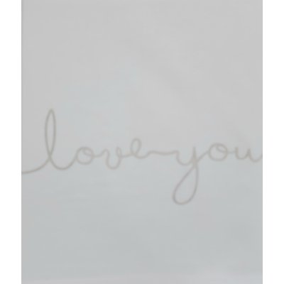 Jollein Laken 75x100cm Love you nougat  