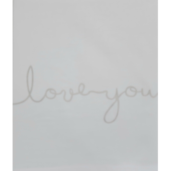 Jollein Laken Love you 120x150cm nougat