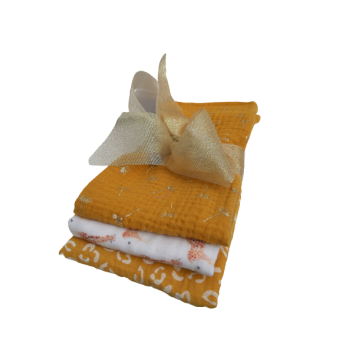   So little monddoekjes oker