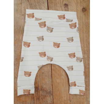 Baggy broekje beertje met streep