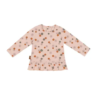 Frogs and Dogs Flower Power Shirt AOP | Roze