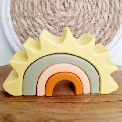 Rammelaartje Siliconen stapeltoren Zon