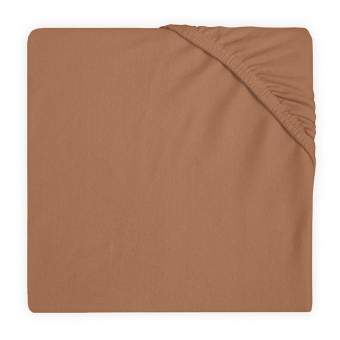 Jollein Hoeslaken jersey 60x120cm caramel