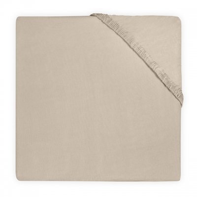 Jollein hoeslaken jersey 60x120cm nougat 