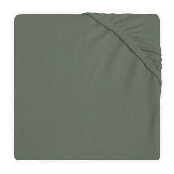 Jollein hoeslaken  60x120cm ash green