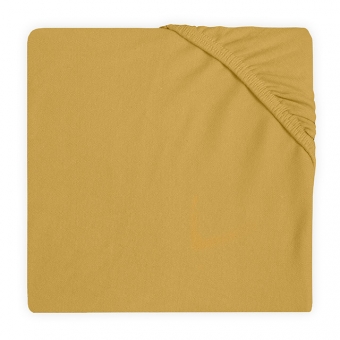 Jollein Hoeslaken Wieg Jersey 40x80/90cm - Mustard