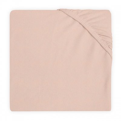Jollein Hoeslaken Ledikant Jersey 60x120cm - Soft Pink