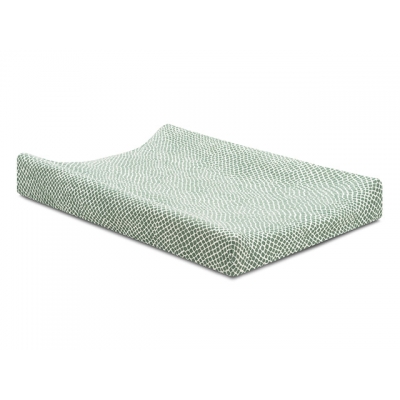 Jollein Waskussenhoes jersey 50x70cm Snake ash green 