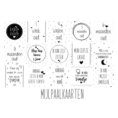 Mijlpaalkaarten